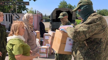 Брянковчане передали военнослужащим ВС РФ очередной гуманитарный груз